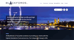 Desktop Screenshot of blackfords.com